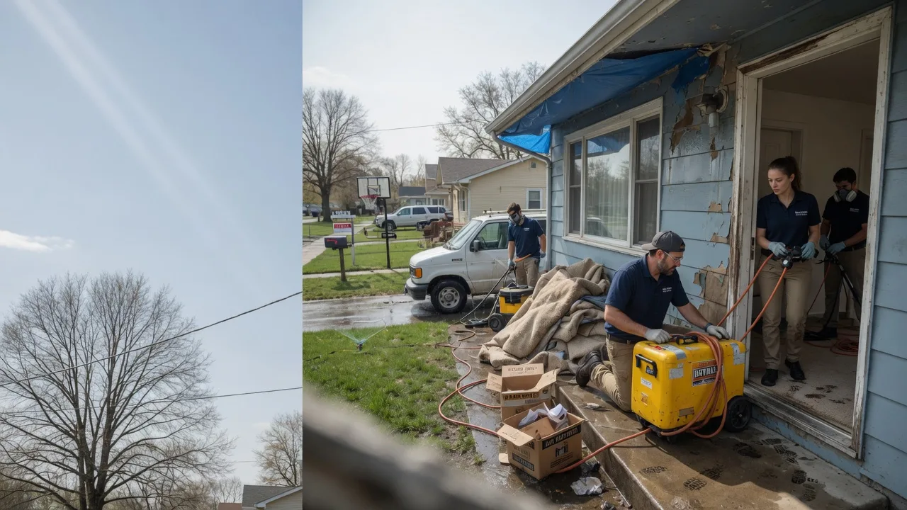Basement Flood Cleanup in Uxbridge, MA near me